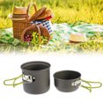thumbnail image 4 of Compact Aluminium Alloy, Foldable Handgrip with Storage Camping Pot Mallome Pot Set Esbit Kocher Set Bag For Outdoor Camping Survival, 4 of 8