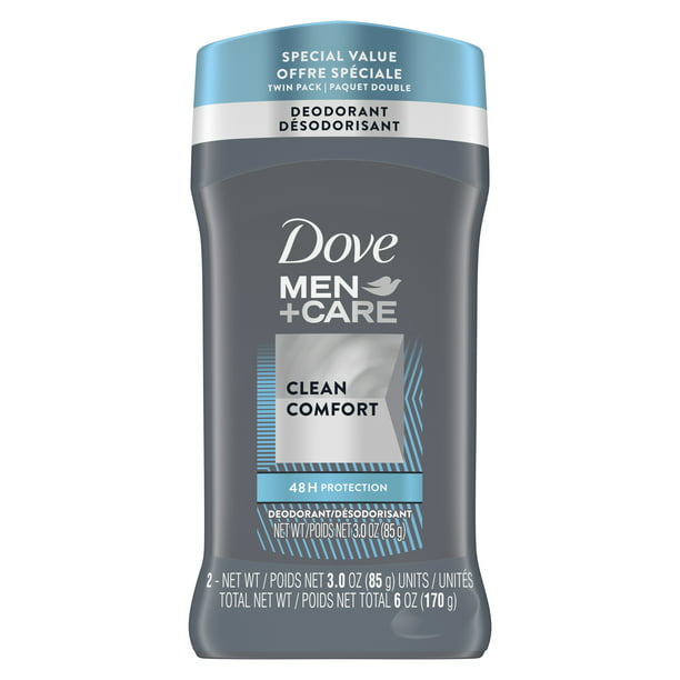 Dove Men+Care Deodorant Stick Clean Comfort 3.0 Oz., Twin Pack ...
