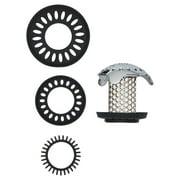 Tub Shroom Ultra Edition Stainless Steel Hair Catcher, Stop Tub Drain Clogs