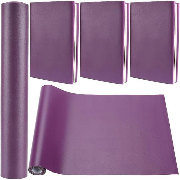 Imitation Leather Book Covers Notebook Wraps Purple 1400x300x0.6mm