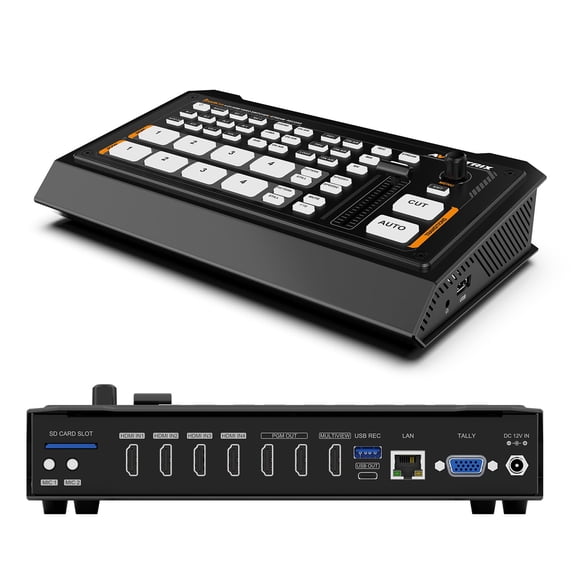 AVMATRIX Shark H4 Mezclador y Conmutador de Video HDMI de 4 Canales