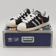 thumbnail image 1 of IH1313 Korn Ad-id-as Originals Superstar Core Black White Better Scarlet (Men's), 1 of 6
