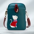 thumbnail image 3 of Bolso de hombro Kawaii con correa ajustable para mujer bolso para teléfono móvil bolso diario para mujer, 3 of 9
