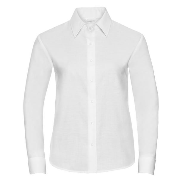 White long sleeve dress shirt walmart hot sale
