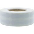thumbnail image 3 of Rollo de 500 etiquetas autoadhesivas de plata de ley para joyería, collares, pulseras, colgantes, etiquetas extraíbles para joyería, pistola, ropa - blanco, 3 of 5