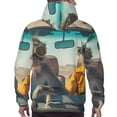 thumbnail image 3 of Bingfone Desert Monkeys Drive Men's Drawstring Hoodie Long Sleeve Pocket Sweatshirts-XX-Large, 3 of 6