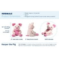 thumbnail image 5 of Hugimals Harper the Pig 4.5lbs Weighted Self Care Stuffed Animal Stress and Anxiety Relief Plush for Adults and Kids, 5 of 10