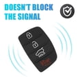 thumbnail image 5 of Unique Bargains 4 Button Car Remote Fob Case Insert Rubber Pad Keypad Replacement for Hyundai, 5 of 6