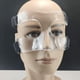 thumbnail image 3 of Máscara de baloncesto transparente con protector facial para nariz rota y correa ajustable para casco deportivo. 14x9cm, 3 of 9