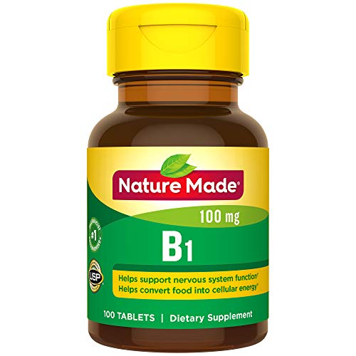 Nature Made Vitamin B1 (Thiamin) 100 mg. Tablets 100 Ct Walmart Canada