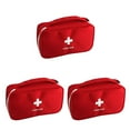 thumbnail image 4 of bedienty Sacs de Rangement Internes en Filet d'Urgence Étui Organisateur de Pilules Équipement Extérieur Rouge Ensemble de 3, 4 of 5