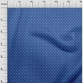 thumbnail image 2 of oneOone Silk Tabby Medium Blue Fabric Polka Dots DIY Clothing Quilting Fabric Print Fabric by Yard 42 Inch Wide, 2 of 4
