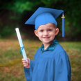 thumbnail image 5 of Hiijoy Kids Preschool Kindergarten Graduation Shawl Gown Tassel Cap Set, Sizes 4-6Y, 5 of 8