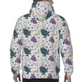 thumbnail image 7 of Rateoe Turtle Pattern Mens Hoodie, Pullover Hooded Sweatshirt, Kangaroo Pocket Hoodie Ideal for Daily Wear, Travel and Home-Medium, 7 of 7