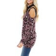 thumbnail image 3 of Womens Cold Shoulder Oversized Turtleneck Sweaters Long Sleeve Chunky Solid Color Knitted Pullover Outwear Coat, 3 of 4