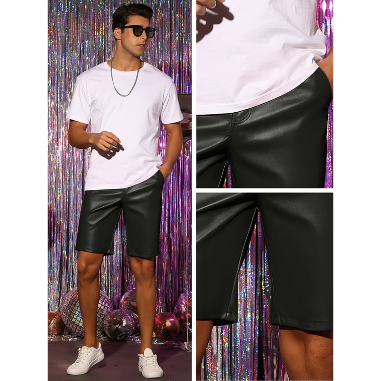 【タグ付き新品】JUEMI LeatherShorts M BLACK タグ付き新品】JUEMI LeatherShorts M BLACK タグ付き新品