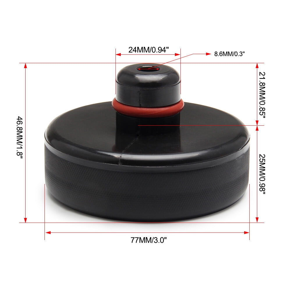 4-Pcs Rubber Jack Pad Heavy Duty Floor Jack Adapter for Tesla Model 3/X/S/Y, Chassis Support Pad for Lifting & Storage