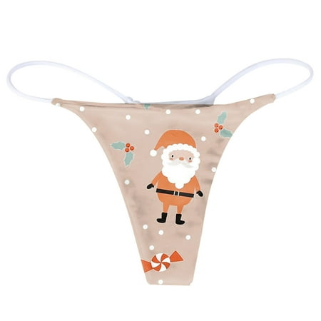 

Skpblutn Women S Briefs Thong T Back Low Waist Panties Cotton Seamless Bikini Thong Womens Underwear Khaki S