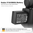 thumbnail image 2 of Paquete de baterías GODOX VB26B 7.2V/2980mAh/21.45Wh para V1, V850III y V860III, 2 of 9