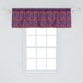 thumbnail image 2 of Ambesonne Boho Window Valance, Botanical Motif in Dark Tones Swirls Berry Herbs Nature Retro Doodle Illustration, Curtain Valance for Kitchen Bedroom Decor with Rod Pocket, 54" X 18", Multicolor, 2 of 3