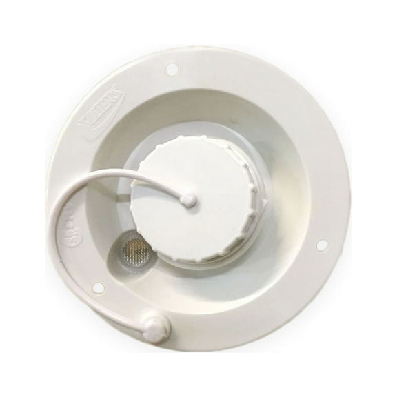 Valterra Round White Gravity Fresh Water Fill Hatch Inlet UV Plastic RV Trailer 2003BU