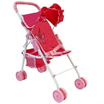 New York Doll Collection Baby Doll Stroller Unicorn for Ages 1-8