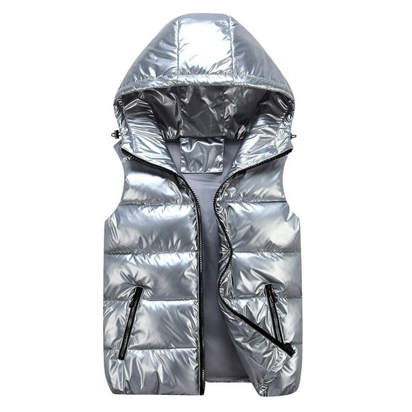 2025 Puawkoer jacket vest 1PC vest Spearmint Baby Rompers Girl Newborn Outfit Girl Baby Girl Summer Outfit Newborn Girl Clothes Women Attumn Winter Solid Composite Zipper Vest Jacket Sleeveless Pock