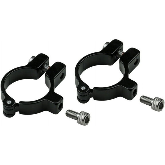 Velo Orange Hinged Water Bottle Cage Clamps - 31.8mm, Black
