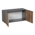 thumbnail image 2 of 36" x 18" x 24" Wall Cabinet-Double Door-with Natural Teak door, 2 of 4