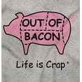 thumbnail image 2 of Out Of Bacon Pork Pig Meat Eater Hoodie Sweatshirt Women Men Brisco Brands M, 2 of 6