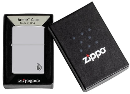 Zippo Lighter - Customized Engraved Message on Windproof Armor 46396