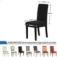 thumbnail image 5 of LKJYER Dining Room Chair Cover with Ruffled Skirt Stretch Spandex Chair Cover Universal Removable Washable Short Kitchen Chair Seat Cover, 5 of 6