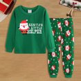 thumbnail image 2 of MEZZALL Festive Holiday Pajamas Sets For Kids Boys Christmas Night Cozy Sleepwear Nightwear Crew Neck Long Sleeve Tops And Pants Stylish Homewear, 2 of 3