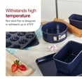 thumbnail image 7 of Zyliss Non-Stick Springform Cake Tin, 9" Carbon Steel Dark Blue Baking Tin, 7 of 7