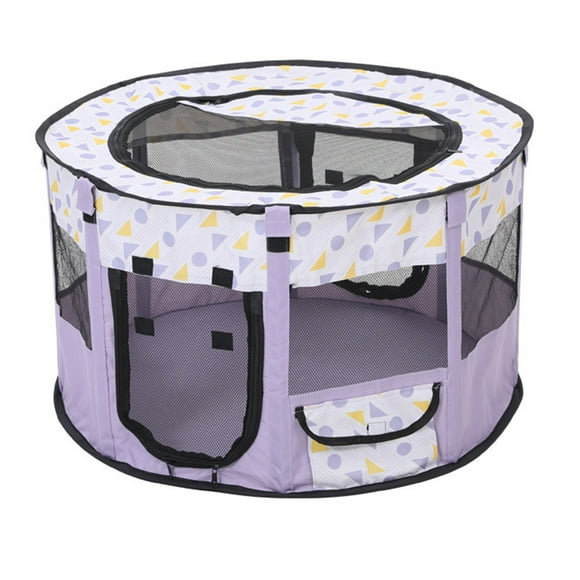 Tente pour Animal de Compagnie Chien cage Confortable Salle d'Accouchement pour Animal de Compagnie Tente Fermée pour Élevage de Chats Tente Pliable pour Animal de Compagnie