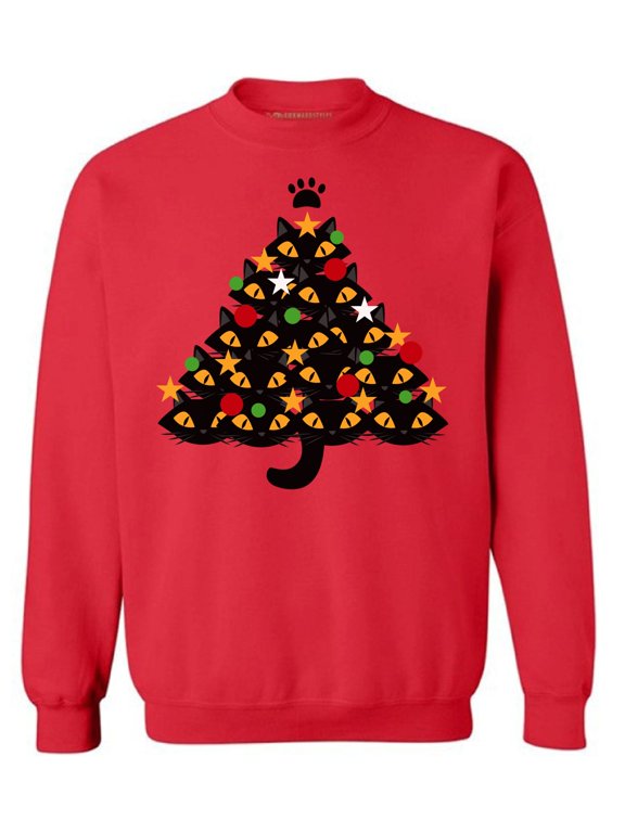 Christmas Sweater Christmas Sweater Cat Christmas Sweatshirt