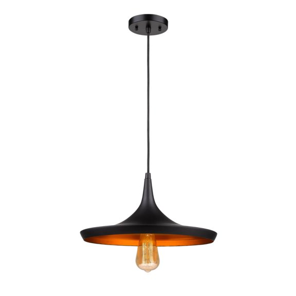 One Light Pendant (14-1/2" W x 7" H)