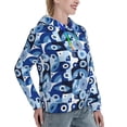 thumbnail image 6 of Haiem Evil Eye for Women's Fashion Hoodies & Sweatshirts with Kangaroo Pocket,Hooded Sweatshirt with Eye-catching Drawstrings-Medium, 6 of 7