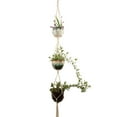 thumbnail image 1 of Walson Flower Pot Holder Hanging Rope Hand-Weaved Plants Hanging Basket Net Bag Bohe Garden Supply Plants Hanger, 1 of 8