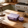 thumbnail image 6 of Bento Lunch Box with Soup Bowl and Utensils, Food Container With Compartments, Meal Prep Containers, Insulated Lunch Box for Office Picnic Working, 6 of 6