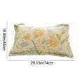 thumbnail image 3 of Pillowcase King Size 20x30 Inch Soft Cotton Pillow Cover Floral Print Decorative Bedding Bohemian Style Pillow Shams Breathable Pillow Case Standard Size Luxury for Bedroom and Home Decor, 3 of 5