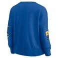 thumbnail image 3 of Women's Fanatics Blue St. Louis Blues Go Team Pullover Sweatshirt, 3 of 3