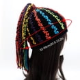 thumbnail image 4 of Gorro De Punto Con Trenzas Hip-Hop Punk Winter Soft Warm Hood Cozy Beanie Cap Para Niños Adultos Deportes Al Aire Libre matsuzay AP007990-02, 4 of 6