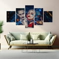 thumbnail image 2 of Harley Quin Canvas Wall Art by DreamController Set of 5 - 40x20 inches Wall Decor | HD Printed & Wooden framed wall art | UV & Water Resistant Modern Wall Decor for Gift | Kids room Decor | Made in U, 2 of 5