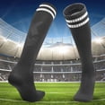 thumbnail image 2 of sususu Long Knee High Socks,Breathable Football Socks Over The Calf Athletic Sports Socks Wicking Thin Performance Socks for And, 2 of 4