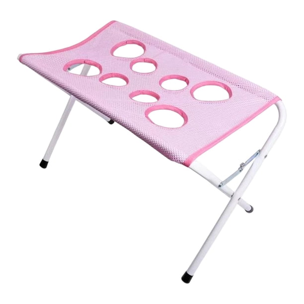 Mesa de aseo para mascotas, resistente a los arañazos, cama de baño interior para el corte de pelo de gatitos y gatos. Rosa