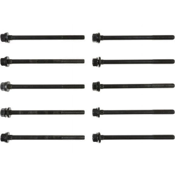 Head Bolt Set - Compatible with 2002 - 2008 Mini Cooper 1.6L 4-Cylinder 2003 2004 2005 2006 2007
