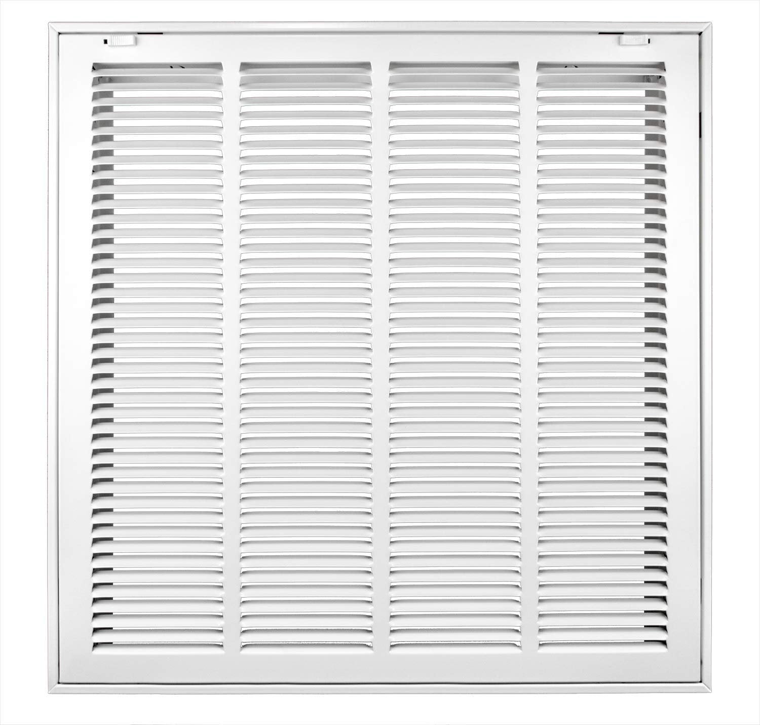 Accord ABRFWH2020 Return Filter Grille with 1/2-Inch Fin Louvered Duct Opening Measurements 20-Inch x 20-Inch White