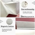 thumbnail image 3 of Strong Cardboard Folding Gift  Box With Magnetic Buckle Ribbon Exquisite Solid Color Clamshell Present Packaging Tools (27x19x8cm), 3 of 9