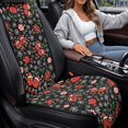 thumbnail image 4 of Chririnla Non-Slip Car Seat Cover for Vans, Quilted Breathable Fabric Machine Washable Car Front Seat Covers, Christmas Cherry Peppermint Pattern, 4 of 7